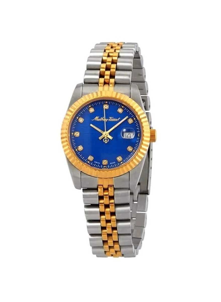 Mathey-Tissot Mathey III Ladies Blue Dial Watch D810BU Mathey-Tissot - Women's Dress Watches