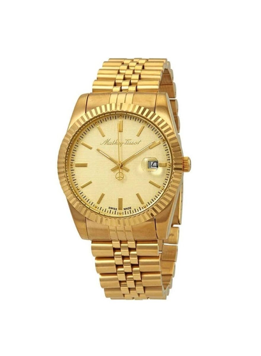Mathey-Tissot Mathey III Quartz Gold Dial Men's Watch H810PDI Mathey-Tissot - Men's Dress Watches
