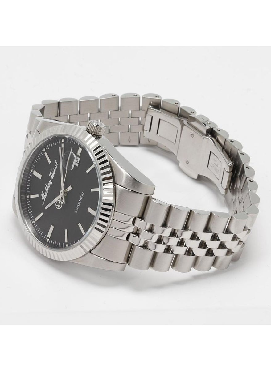 Mathey-Tissot Mathy III Automatic Men's Black Dial Watch H1810ATAN Mathey-Tissot Mathy III Automatic Men's Black Dial Watch H1810ATAN