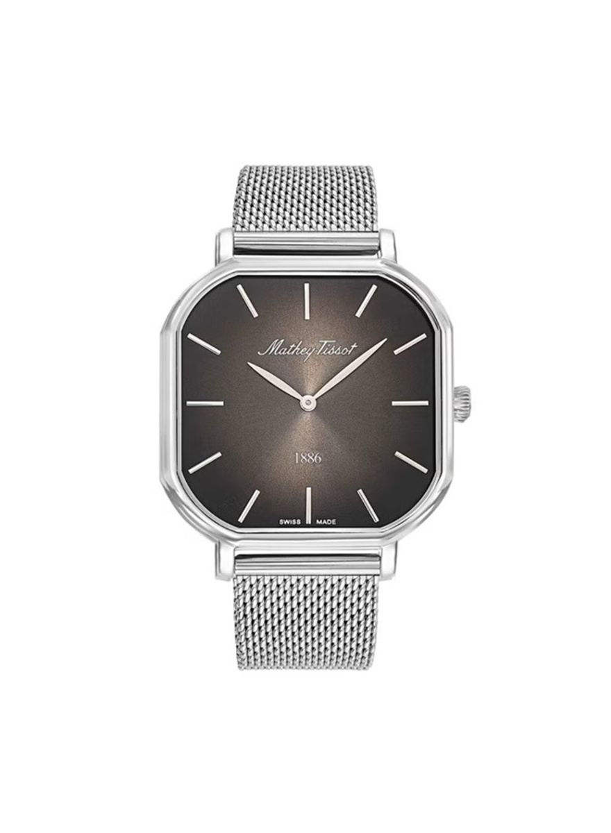 Mathey-Tissot Monsoon Square Quartz Black Dial Watch H7917AN Mathey-Tissot - Men's Dress Watches