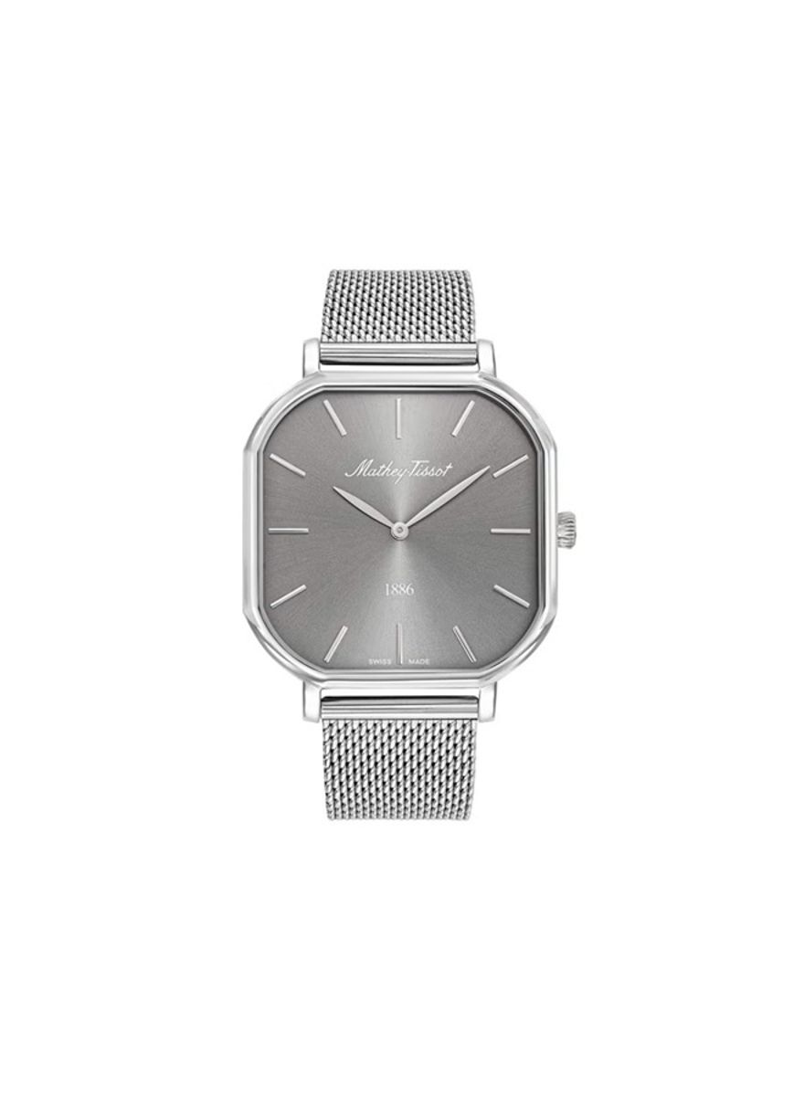 Mathey-Tissot Monsoon Square Stainless Steel Quartz Watch H7917AS Mathey-Tissot - Men's Dress Watches