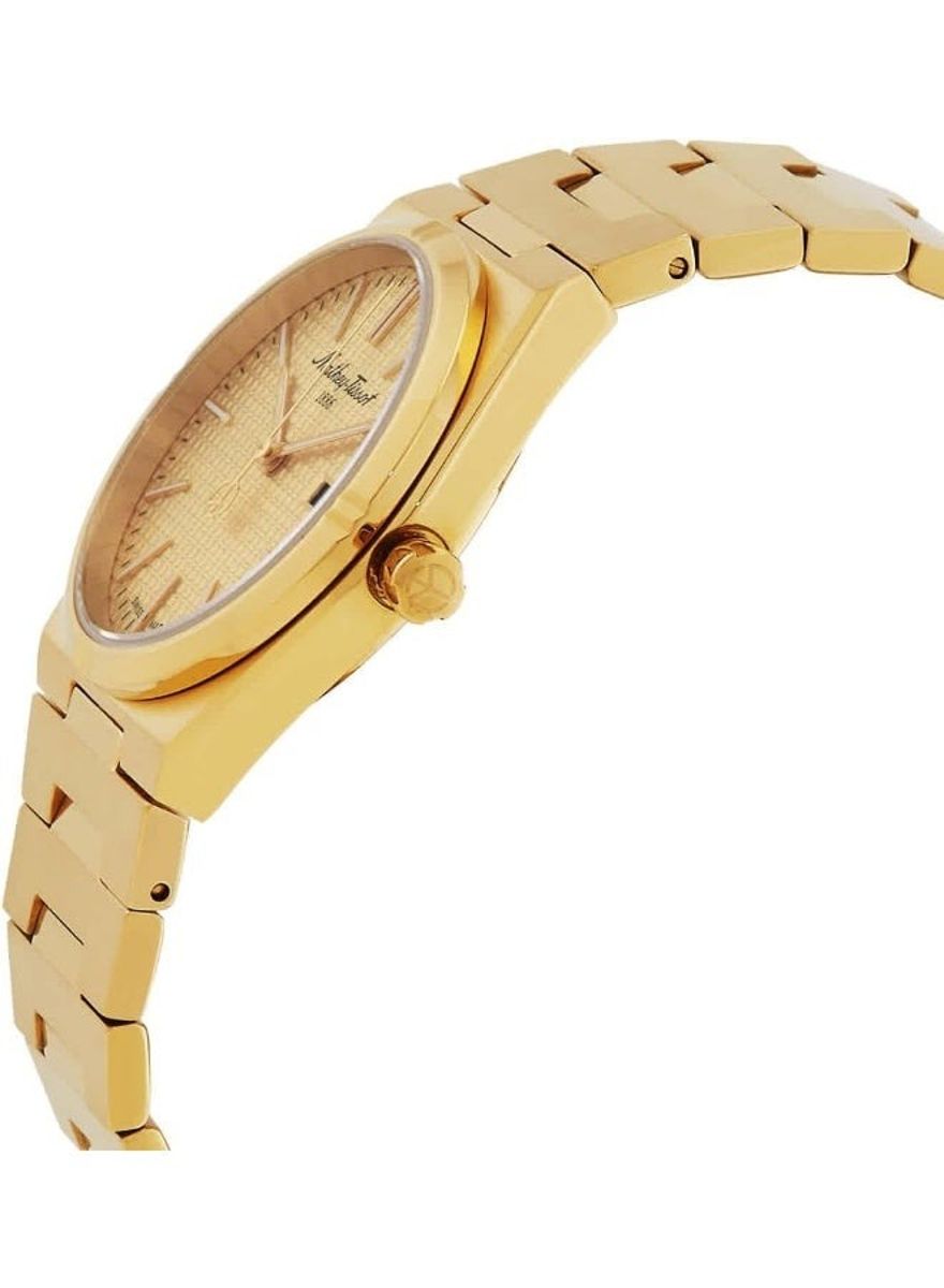 Mathey-Tissot Gold Dial Ladies Quartz Watch D117PDI Mathey-Tissot Gold Dial Ladies Quartz Watch D117PDI