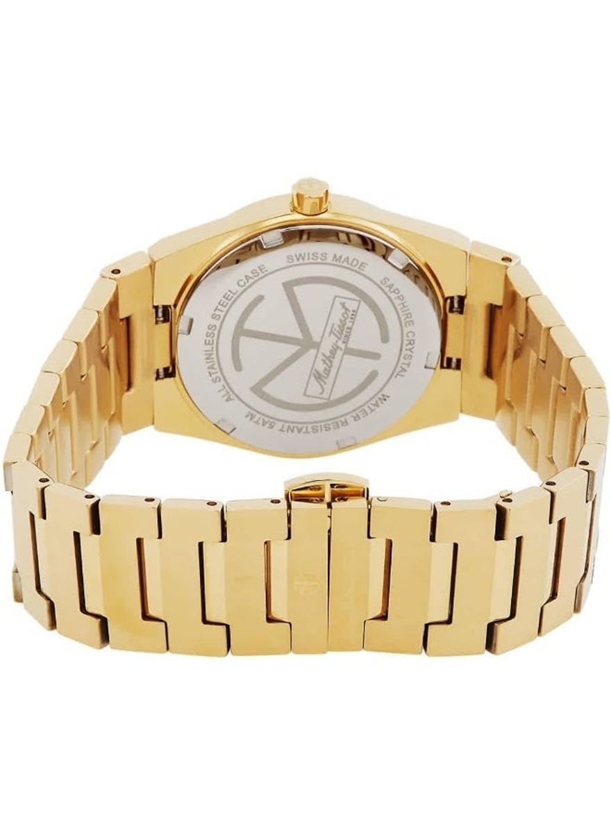 Mathey-Tissot Gold Dial Ladies Quartz Watch D117PDI Mathey-Tissot Gold Dial Ladies Quartz Watch D117PDI