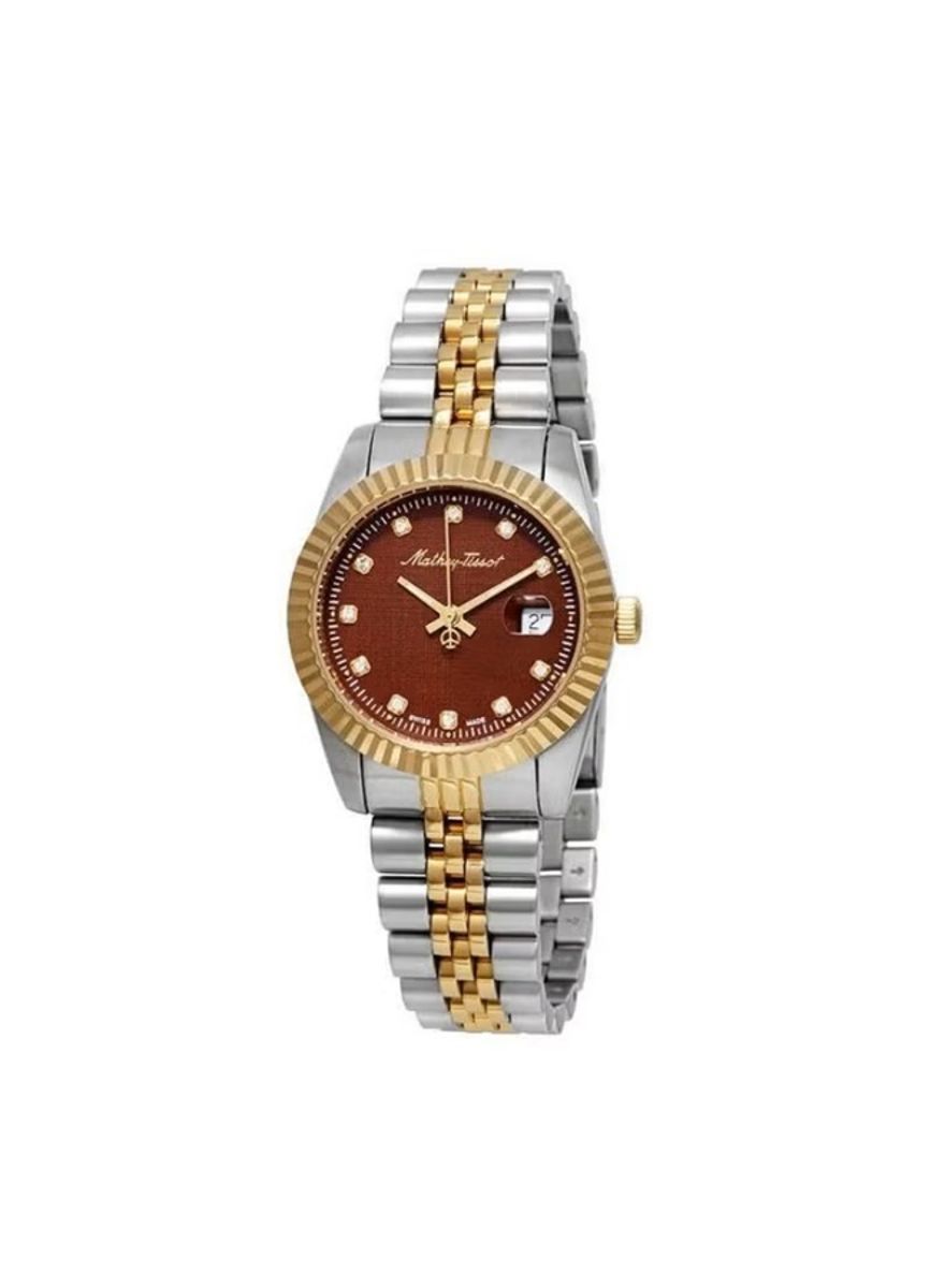 Mathey-Tissot Rolly III Two-Tone Stainless Steel Watch D810BM Mathey-Tissot - Women's Dress Watches
