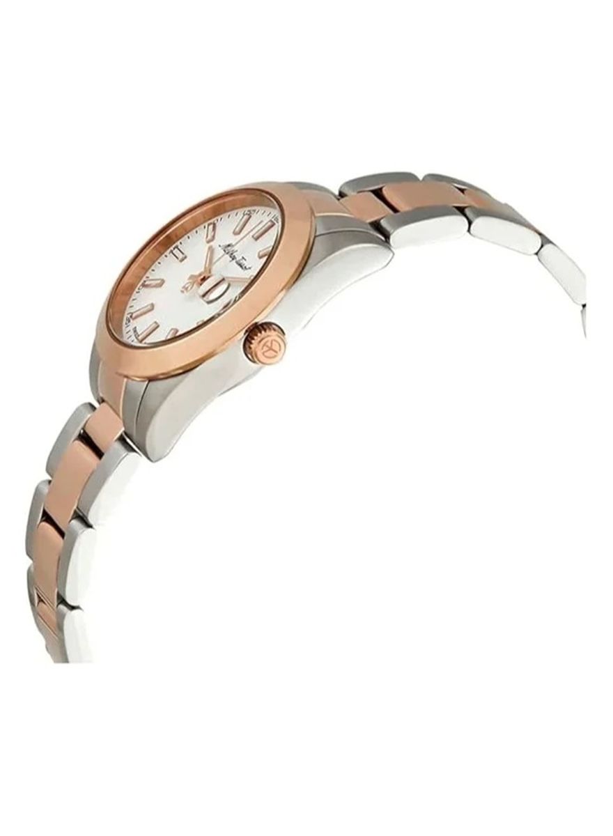 Mathey-Tissot Rose Gold Stainless Steel White Dial Swiss Made Women's Watch - D450RA Mathey-Tissot - Women's Dress Watches 1