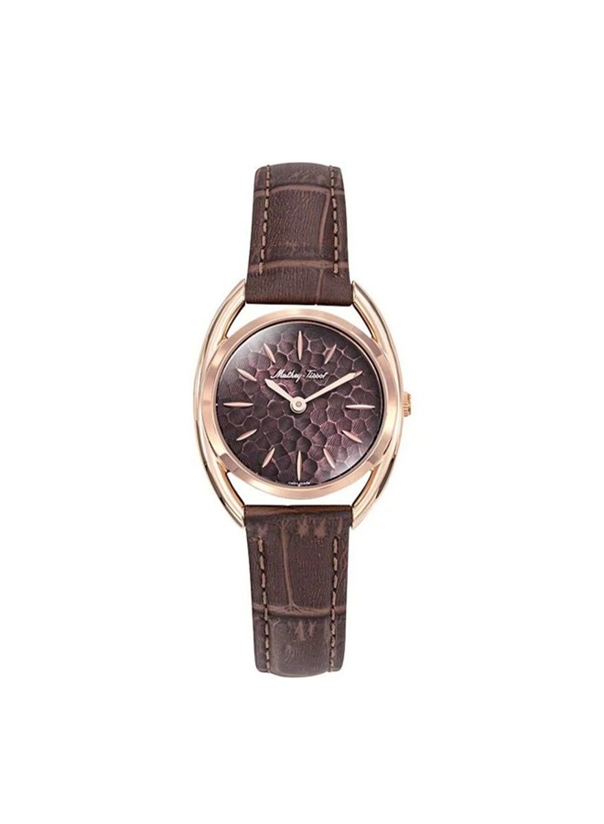 Mathey-Tissot Saphira Quartz Brown Dial Ladies Watch D933PLM Mathey-Tissot - Women's Dress Watches