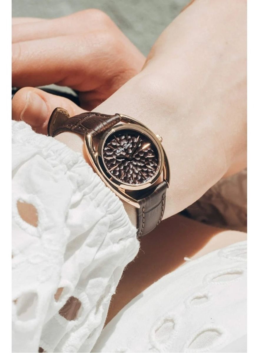 Mathey-Tissot Saphira Quartz Brown Dial Ladies Watch D933PLM Mathey-Tissot Saphira Quartz Brown Dial Ladies Watch D933PLM
