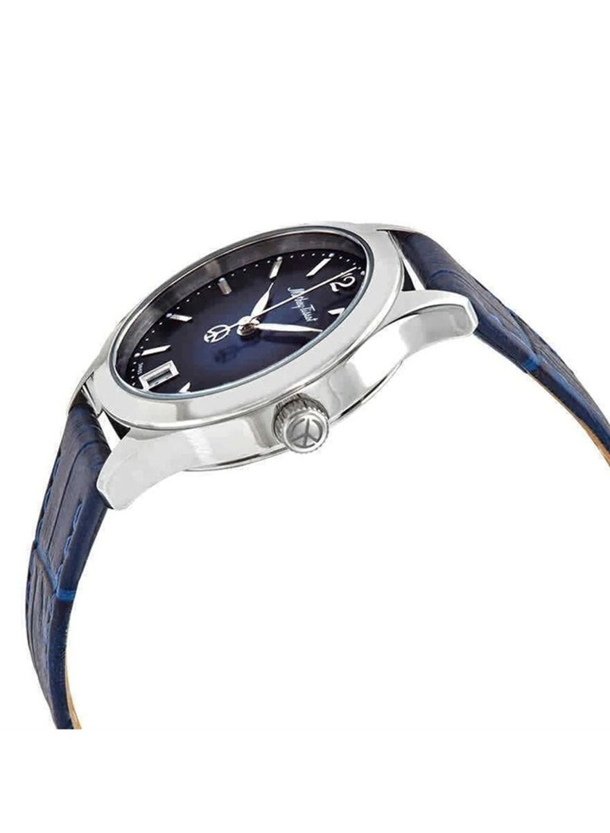 Mathey-Tissot Urban Blue Dial Blue Leather Men's Watch H411ABU