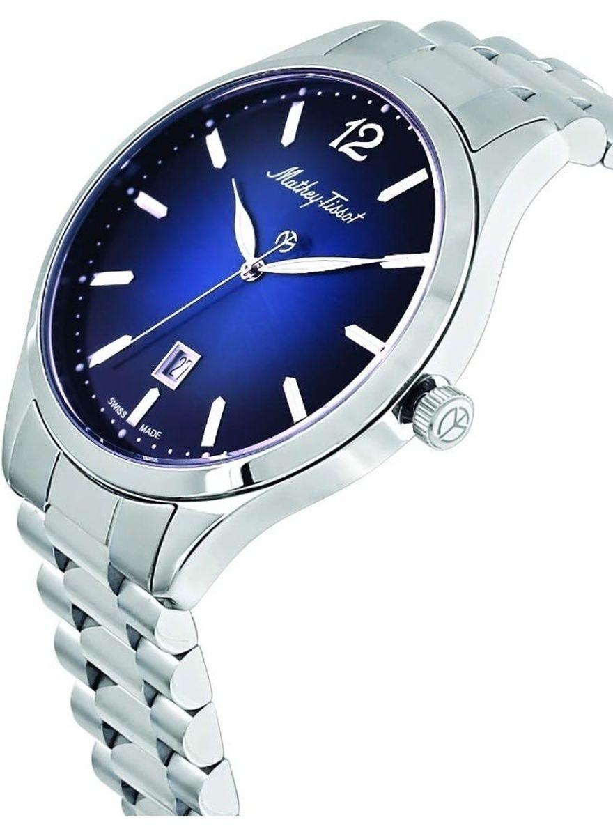 Mathey-Tissot Urban Quartz Blue Dial Men's Watch H411MABU Mathey-Tissot Urban Quartz Blue Dial Men's Watch H411MABU