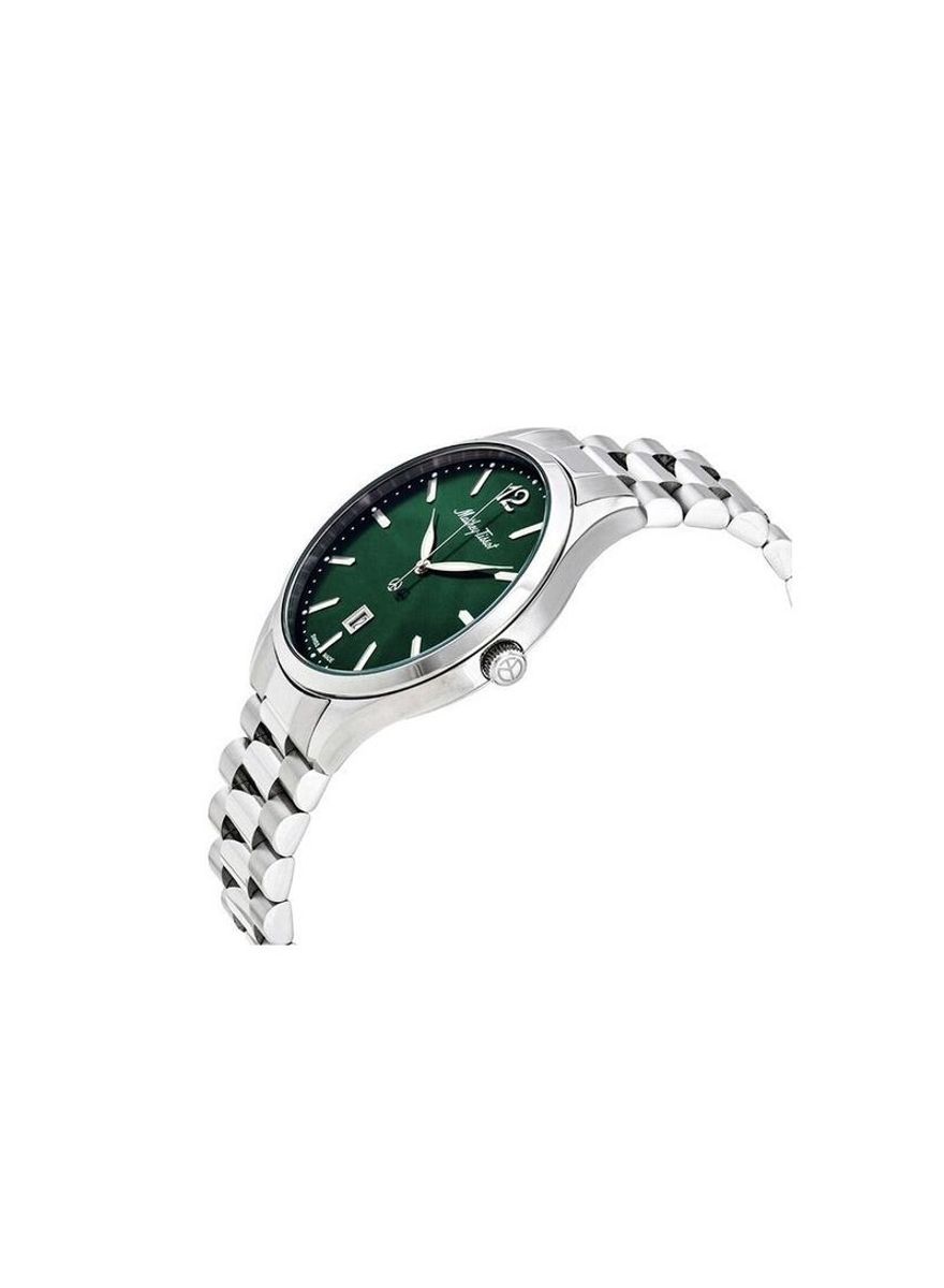 Mathey-Tissot Urban Quartz Green Dial Men's Watch H411MAV Mathey-Tissot Urban Quartz Green Dial Men's Watch H411MAV