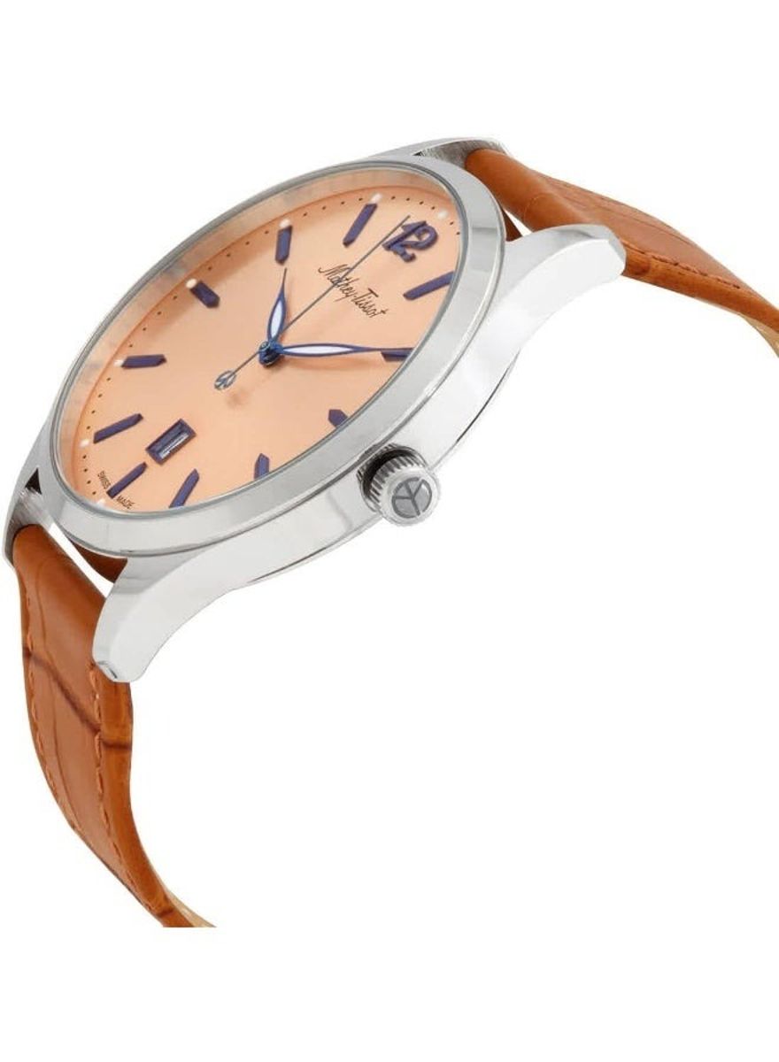 Mathey-Tissot Urban Quartz Orange Dial Men's Watch H411SAL Mathey-Tissot Urban Quartz Orange Dial Men's Watch H411SAL