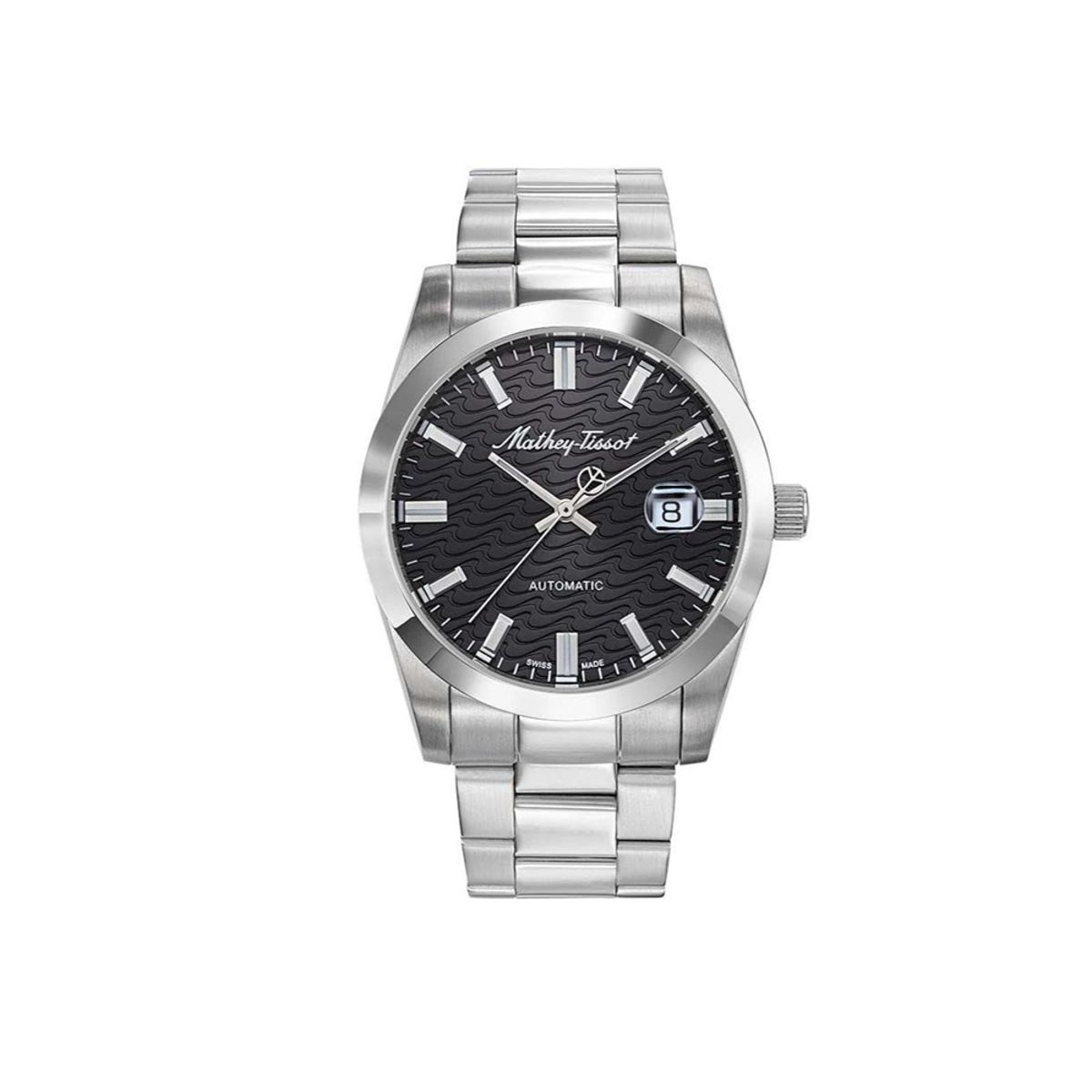 Mathy I Automatic Black Dial Stainless Steel Men’s Watch H1450ATAN Mathey-Tissot - Men's Dress Watches