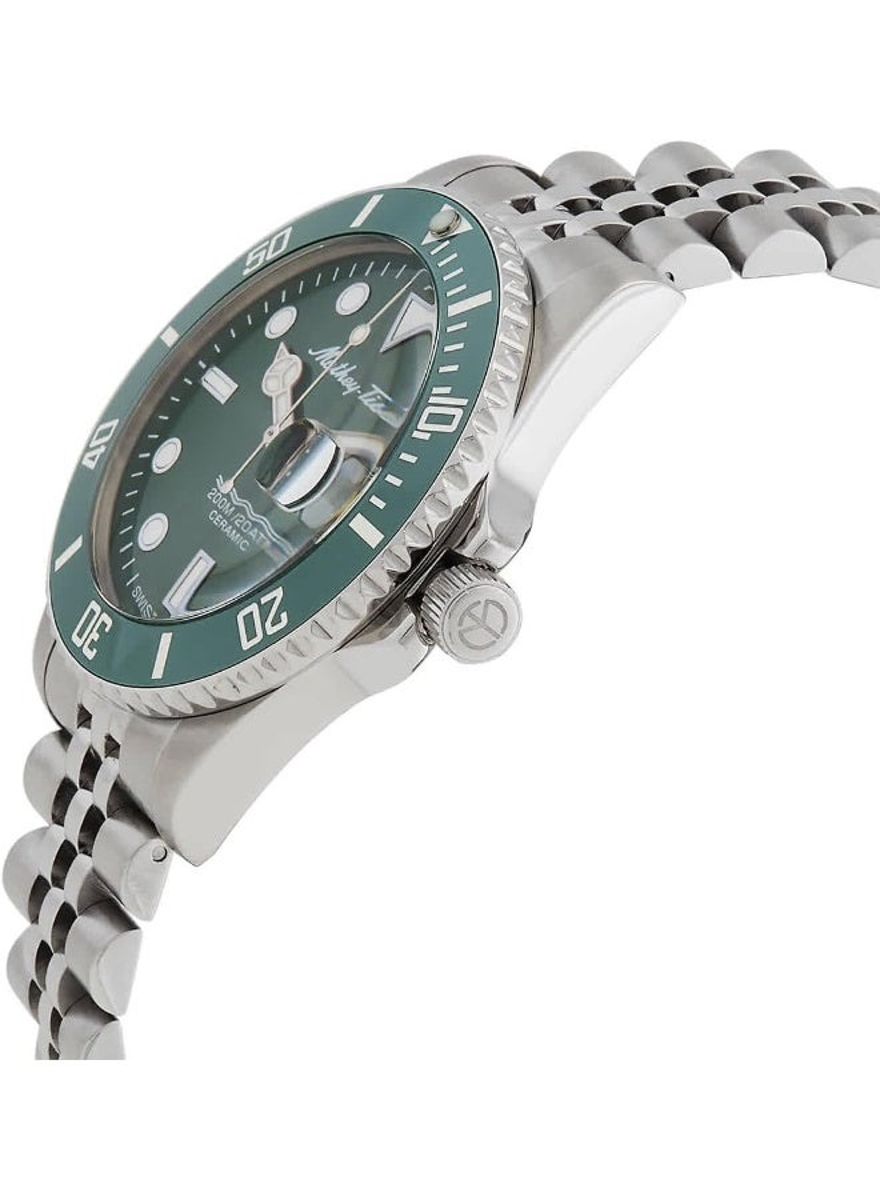 Mathey-Tissot Ceramic Quartz Men's Watch with Green Dial H901CRAV Mathey-Tissot - Men's Dress Watches 1