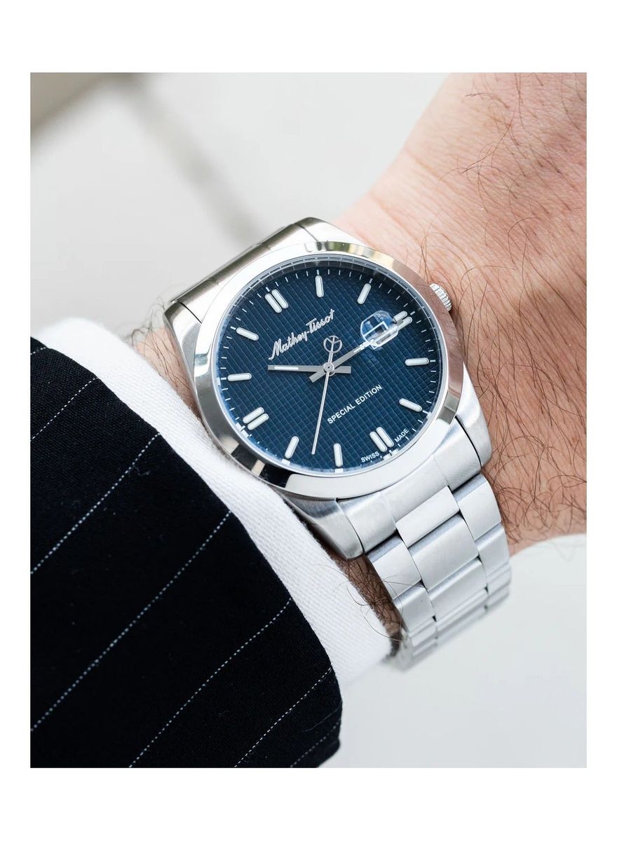 Mathey-Tissot Mathy Chess Quartz Blue Dial Men's Watch H452ABU Mathey-Tissot - Men's Dress Watches 1