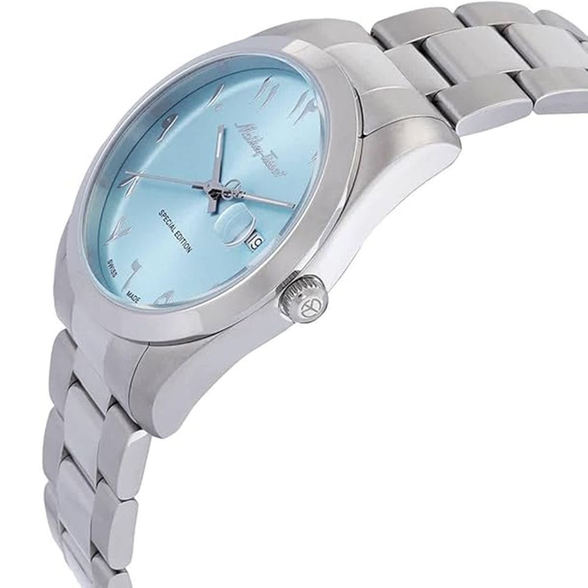 Mathey-Tissot Mathy Orient Men's Swiss Quartz Watch Blue Dial H450APSK