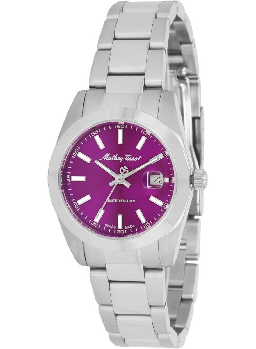 Mathey-Tissot Swiss Made Women’s Watch with Purple Dial - D451Pu Mathey-Tissot - Women's Dress Watches 1