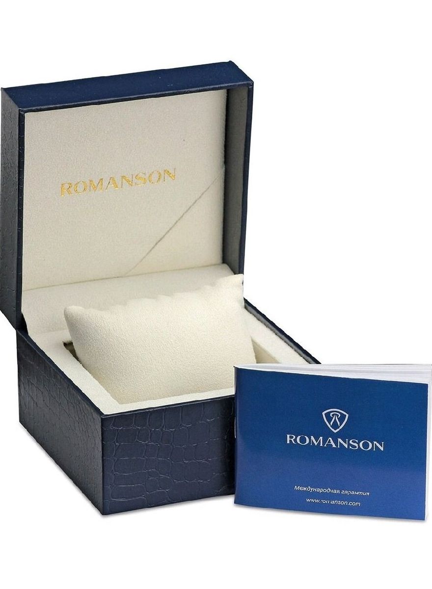 Romanson RM8A41TLWWA32W Women’s Silver Round Watch Romanson - Women's Dress Watches 1