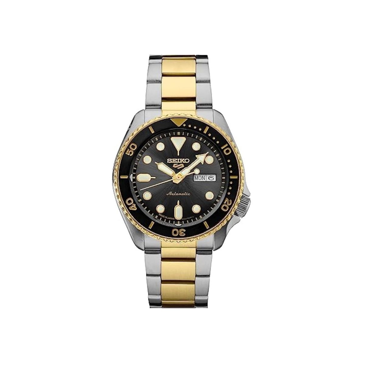 Seiko SRPK22 Men’s Sport GMT Automatic Two-Tone Watch Seiko - Men's Dress Watches