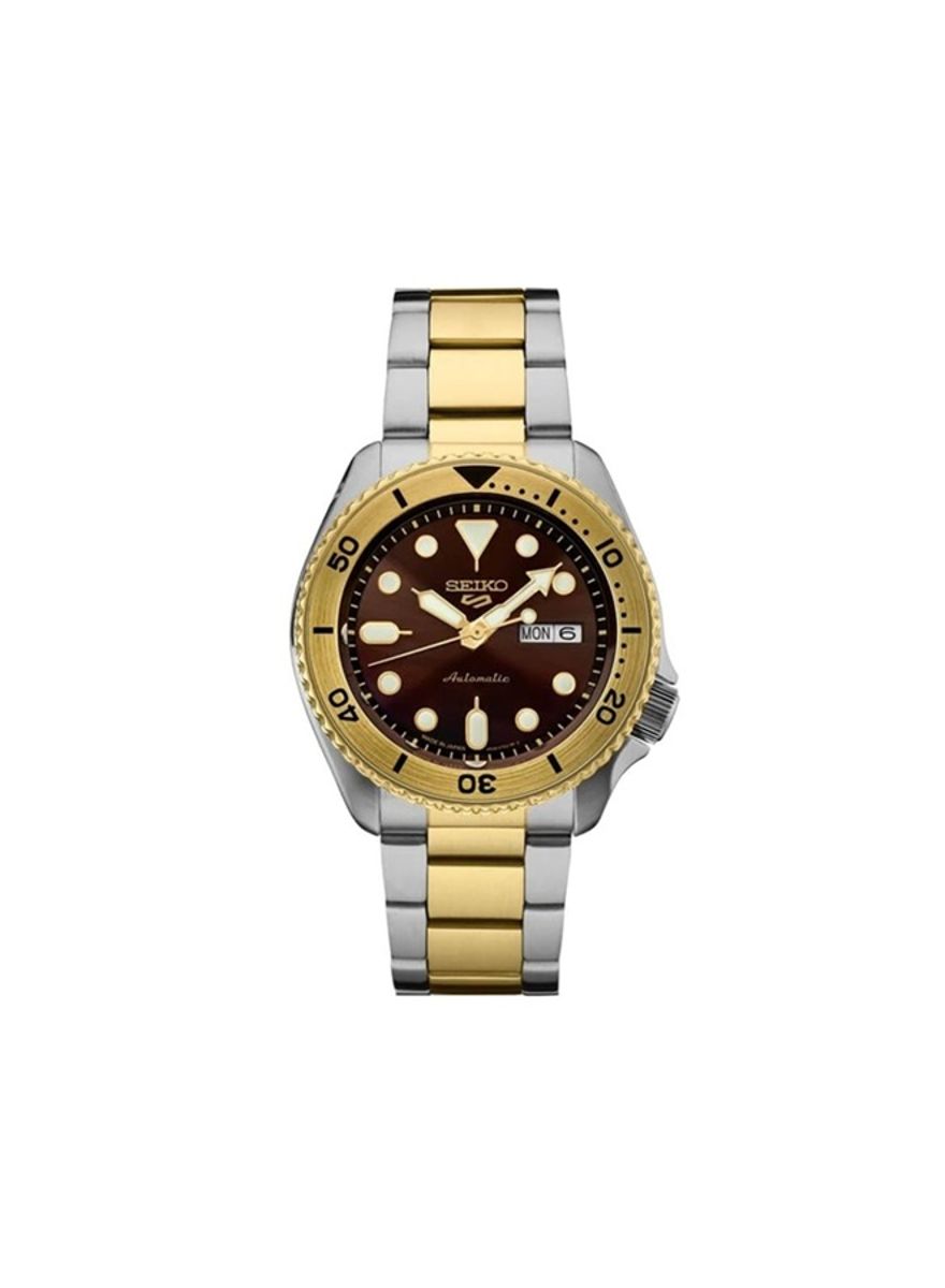 Seiko SRPK24 Men’s Sport GMT Automatic Two-Tone Watch Seiko - Men's Dress Watches