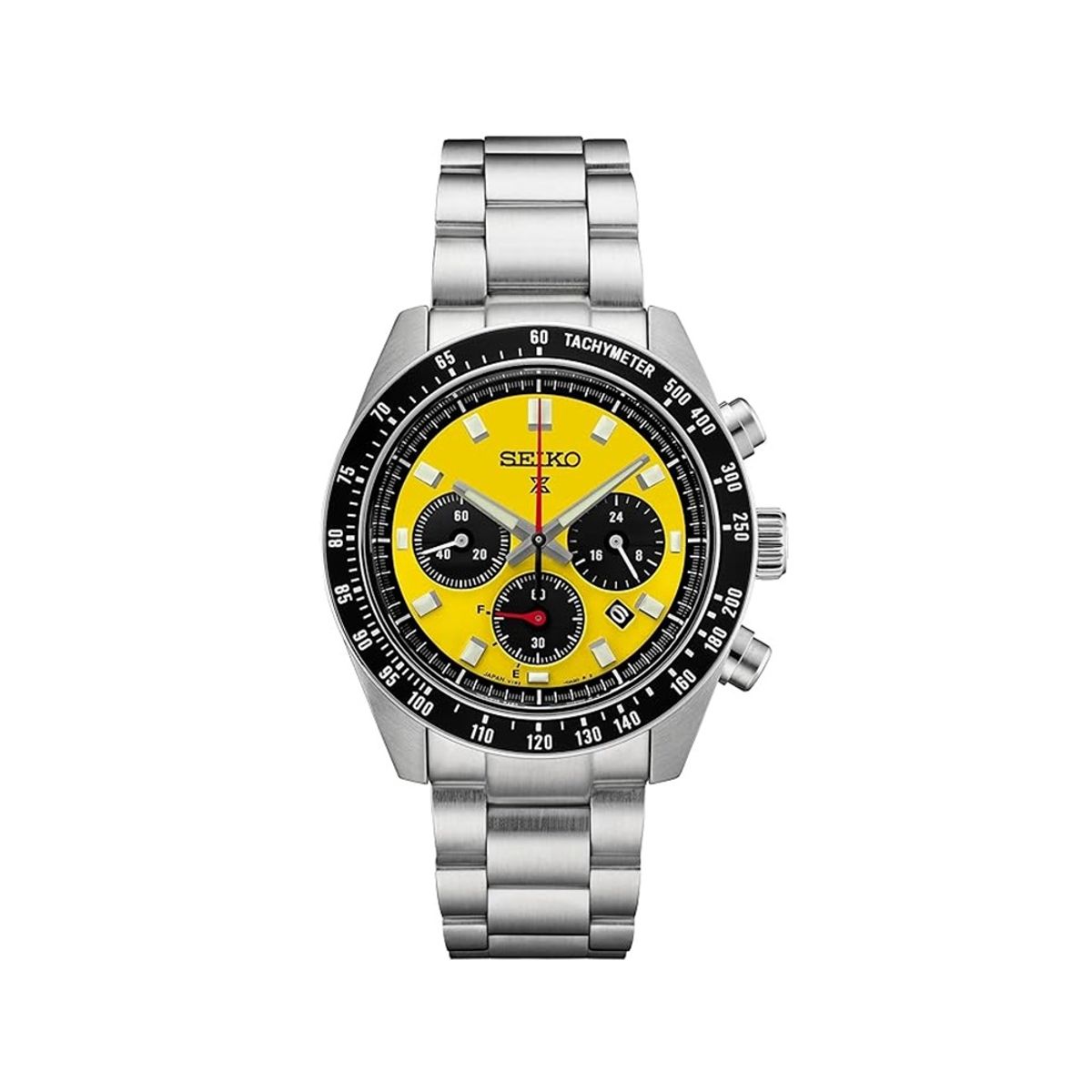 Seiko SSC929 Men's Chronograph Watch with Yellow Dial Seiko - Men's Dress Watches