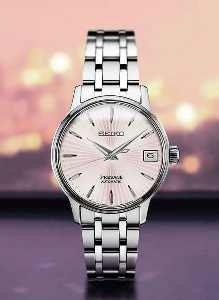 Seiko Presage Women’s Automatic Pink Dial Dress Watch SRP839J1 Seiko Presage Women’s Automatic Pink Dial Dress Watch SRP839J1