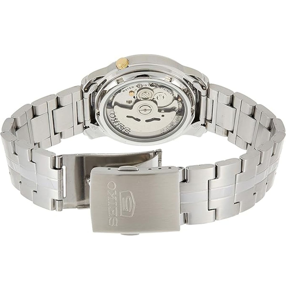 Seiko 5 Automatic Gold Dial Stainless Steel Watch SNKL81K1 Seiko 5 Automatic Gold Dial Stainless Steel Watch SNKL81K1