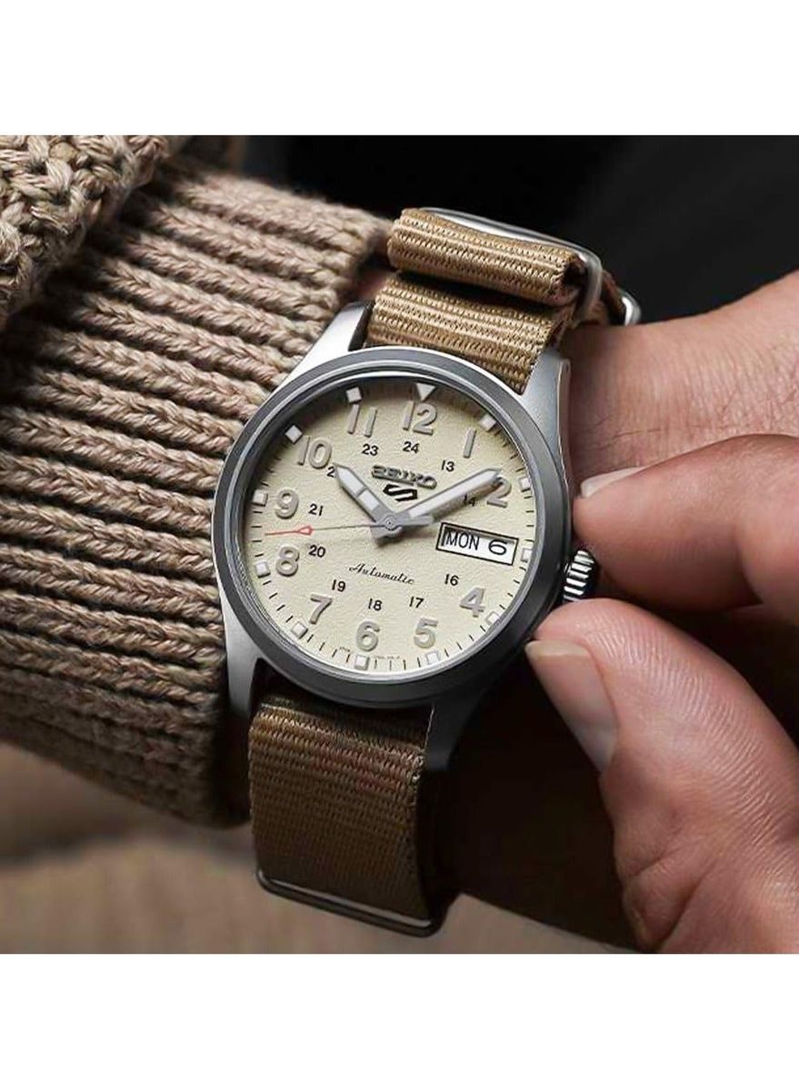 Seiko 5 Sports Desert Kit 36MM Automatic Field Watch SRPJ83K1 Seiko - Men's Dress Watches 1