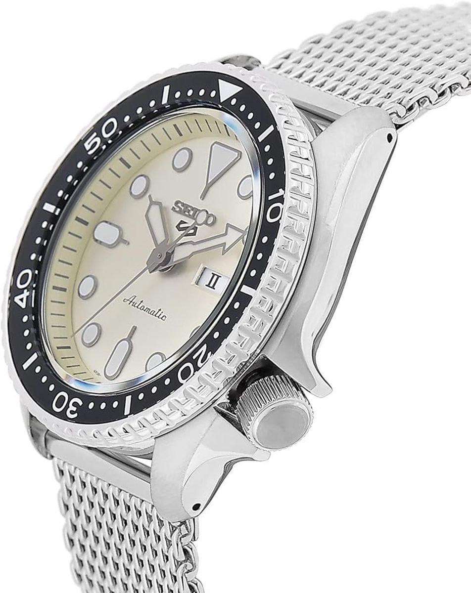 Seiko 5 Sports Mesh Automatic Watch SRPE75K1 Seiko - Men's Dress Watches 1