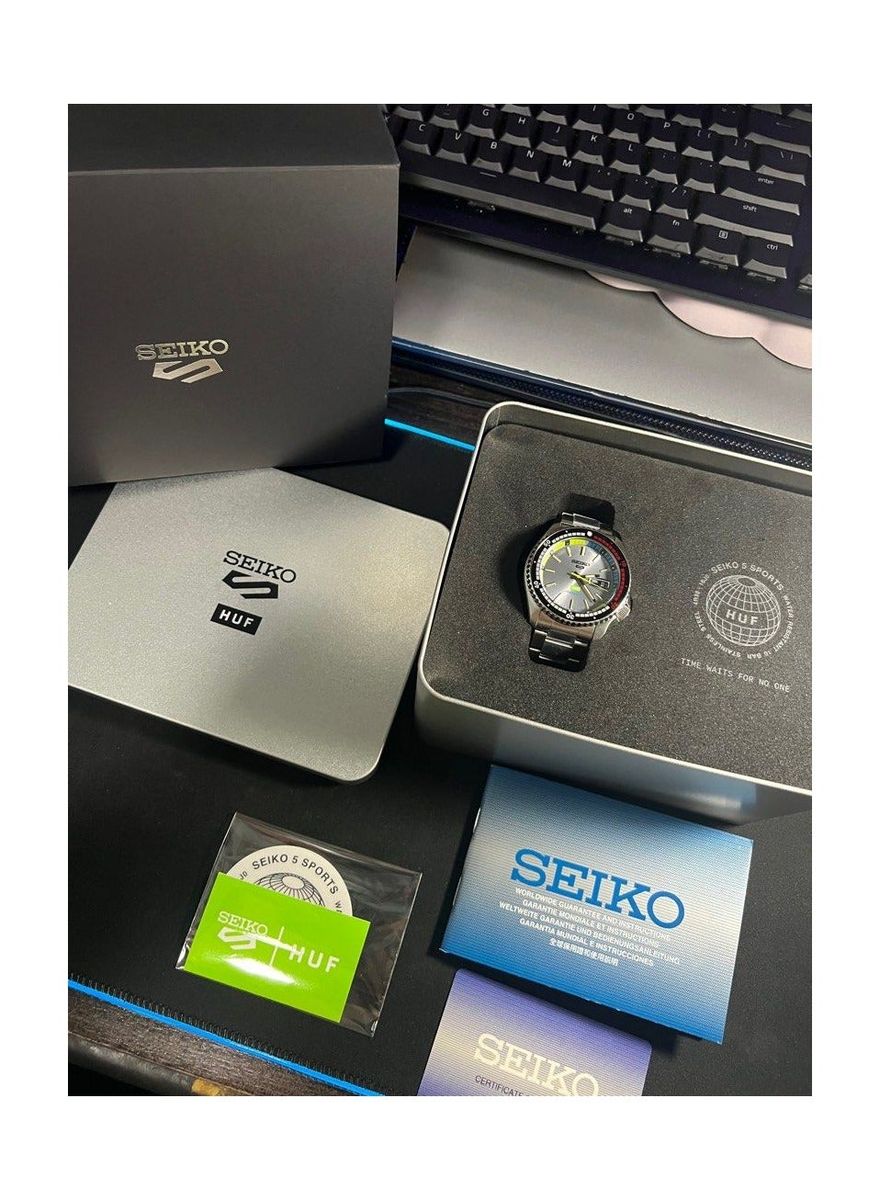 Seiko 5 Sports SRPL33K1 HUF Limited Edition Watch Seiko - Men's Dress Watches 3