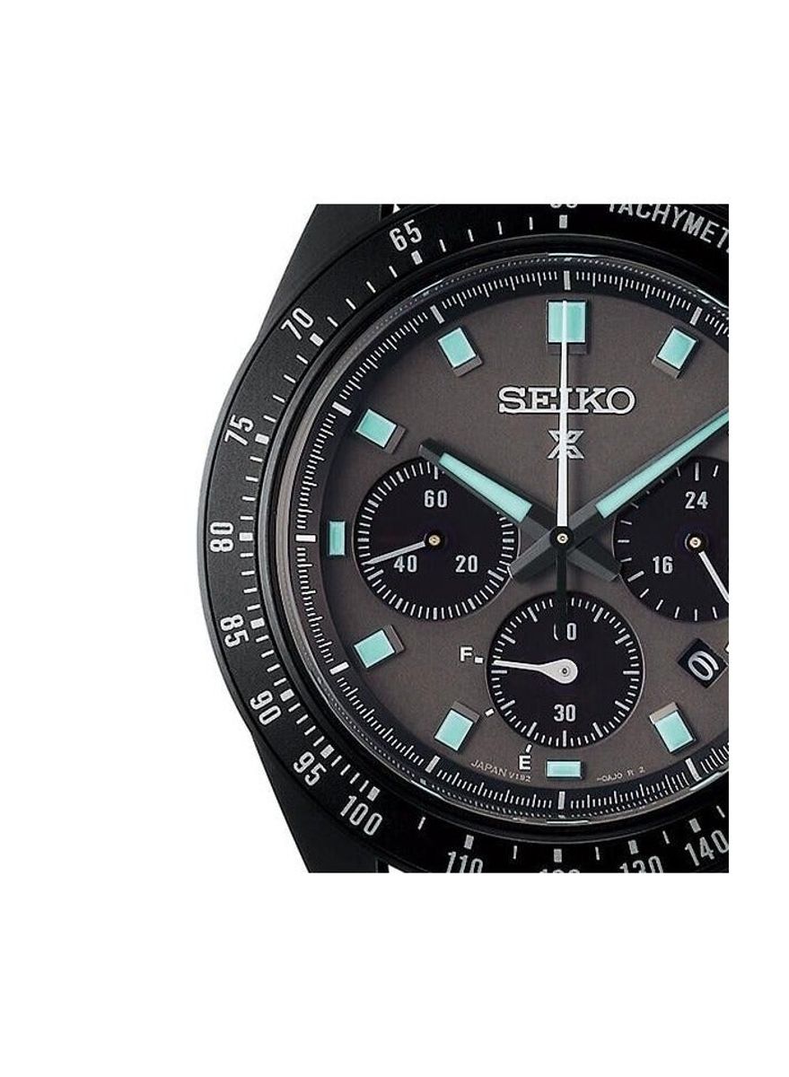 Seiko Black Series Speed Timer Solar Prospex SBDL105 Seiko - Men's Dress Watches 2