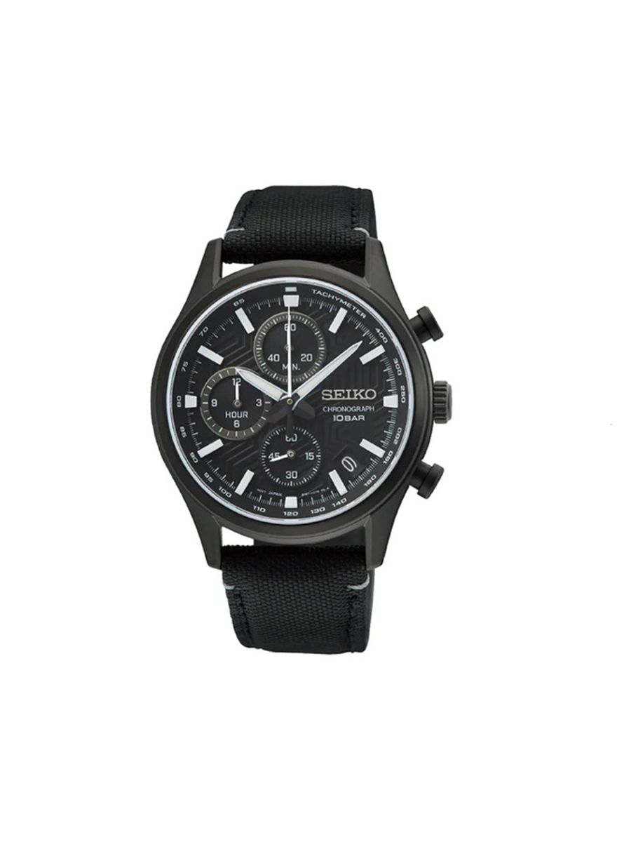 Seiko Conceptual Chronograph Quartz Watch with Nylon Strap SSB421P1 Seiko - Men's Dress Watches