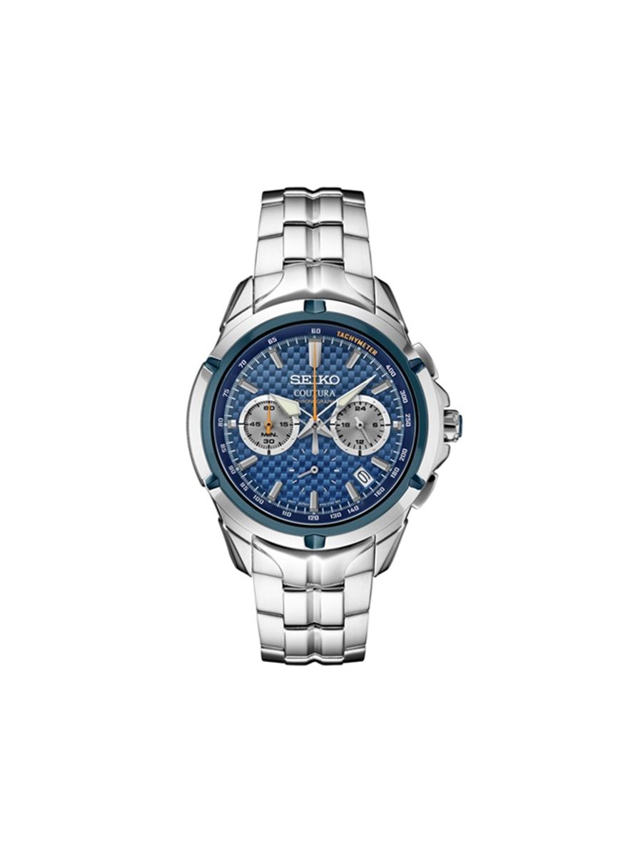 Seiko Coutura SSB431 Men's Chronograph Watch with Tachymeter Seiko - Men's Dress Watches
