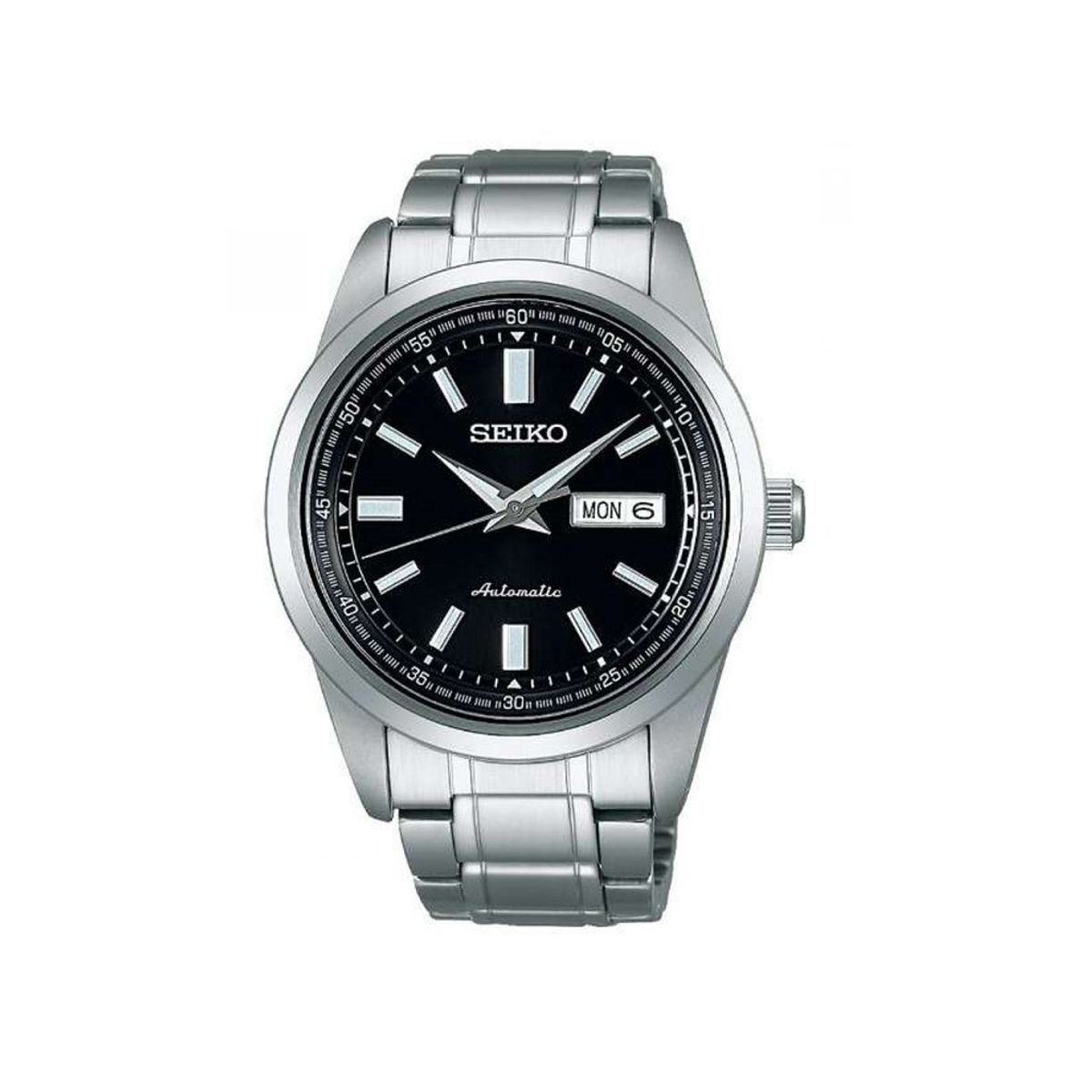 Seiko SARV003 Mechanical Automatic Watch with Black Dial Seiko - Men's Dress Watches