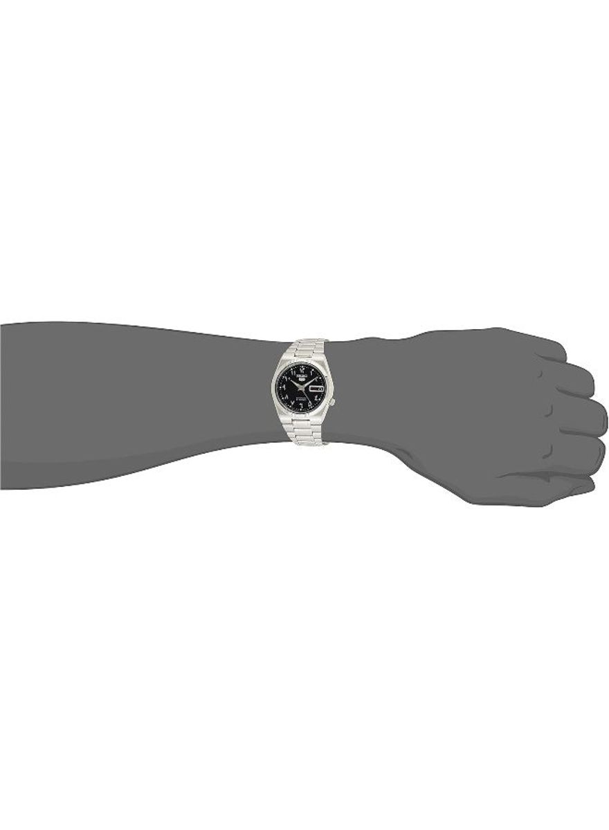 Seiko Men's Black Dial Stainless Steel Analog Watch - Snk063J5 Seiko - Men's Dress Watches 4