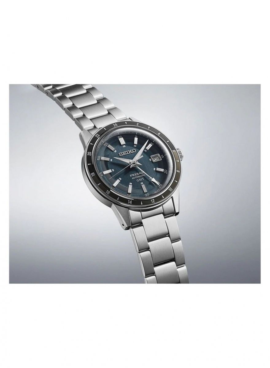 Seiko Presage Automatic GMT Style60’s Watch SARY229 Seiko - Men's Dress Watches 1