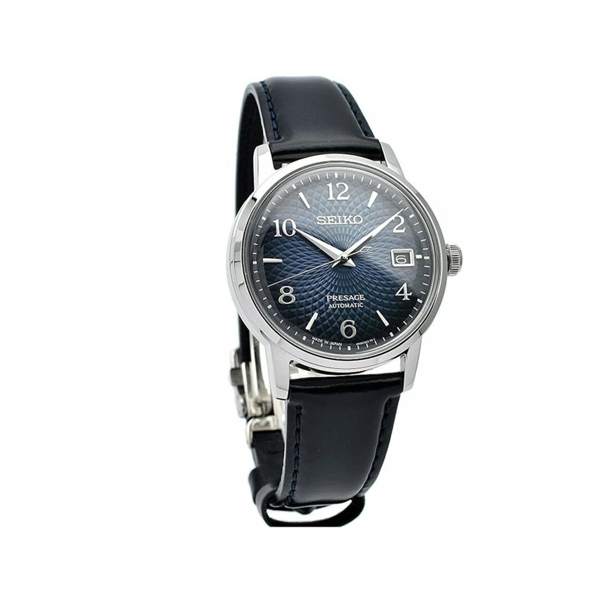 Seiko Presage Cocktail Time 'Old Clock' Deep Blue Watch SRPE43J1