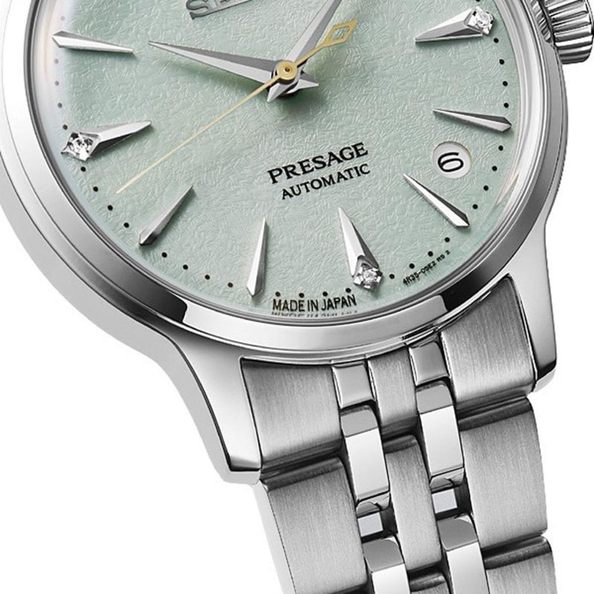 Seiko Presage Cocktail Time Automatic Stainless Steel Watch SRRY051 Seiko - Women's Dress Watches 3