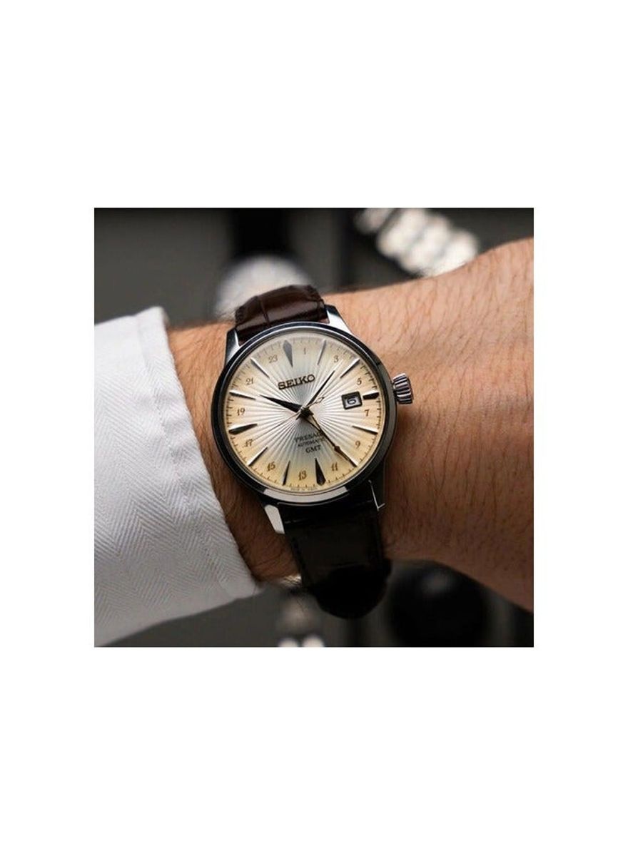 Seiko Presage Cocktail Time GMT Mechanical Watch SSK041J1 Seiko - Men's Dress Watches 2