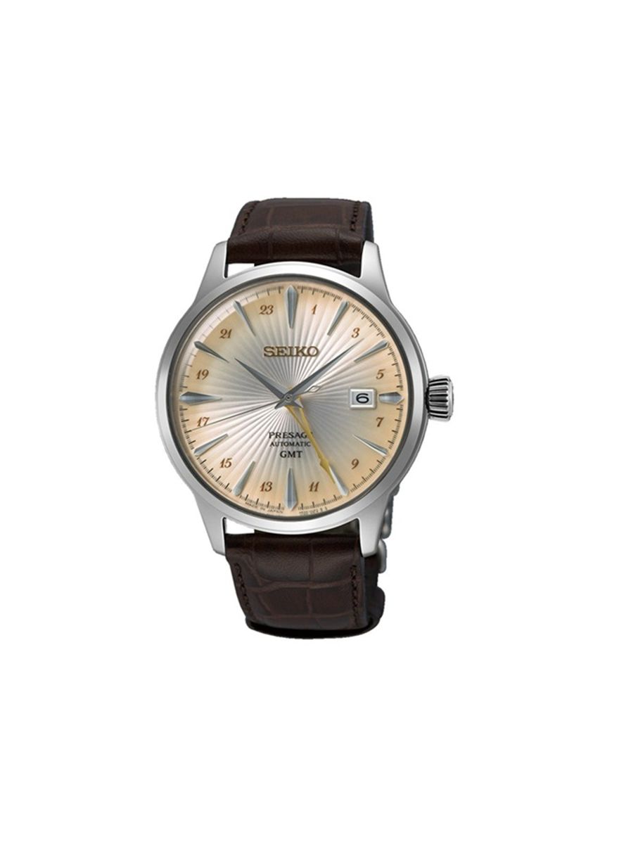 Seiko Presage Cocktail Time GMT Mechanical Watch SSK041J1 Seiko - Men's Dress Watches