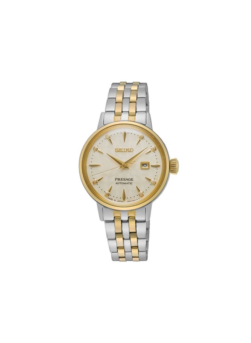Seiko Presage Cocktail Time White Lady Automatic Watch SRE010J1 Seiko - Women's Dress Watches