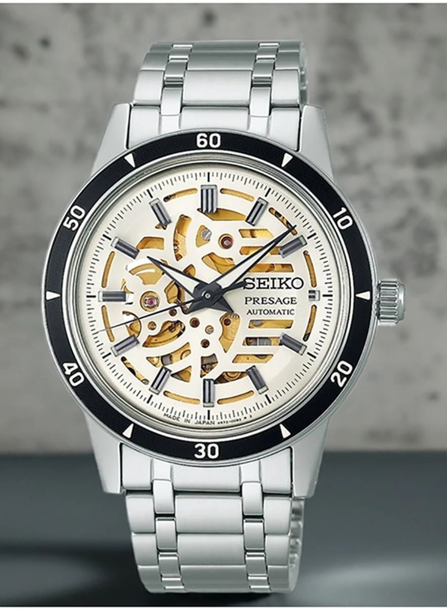 Seiko SARY255 Style 60's Automatic Skeleton Dial Watch Seiko SARY255 Style 60's Automatic Skeleton Dial Watch