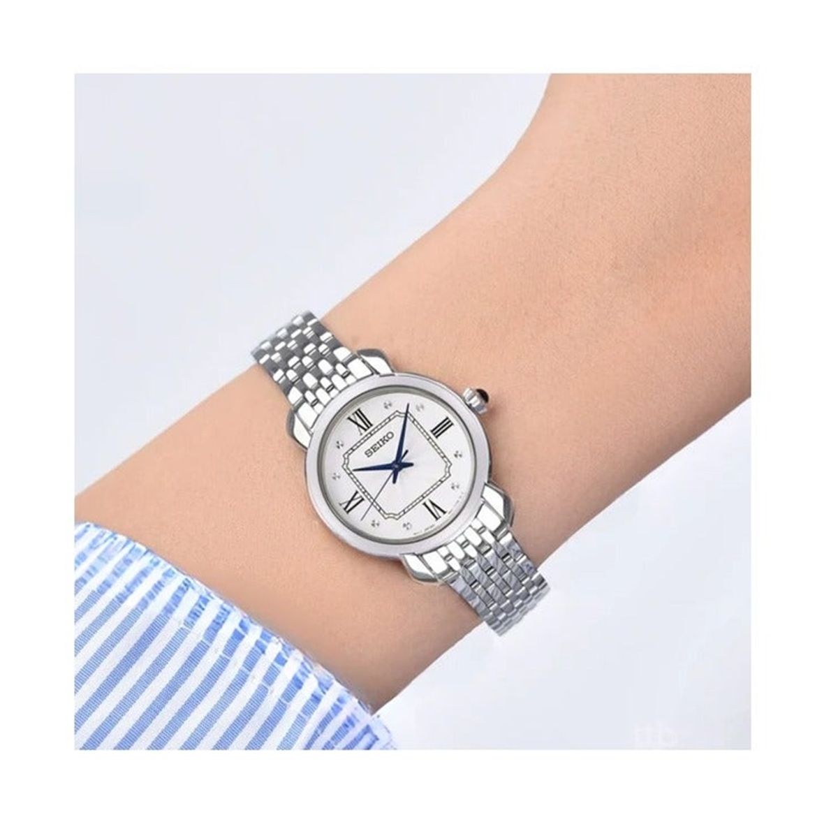 Seiko Neo Classic Quartz Watch with Stainless Steel Bracelet SUR497P1 Seiko Neo Classic Quartz Watch with Stainless Steel Bracelet SUR497P1