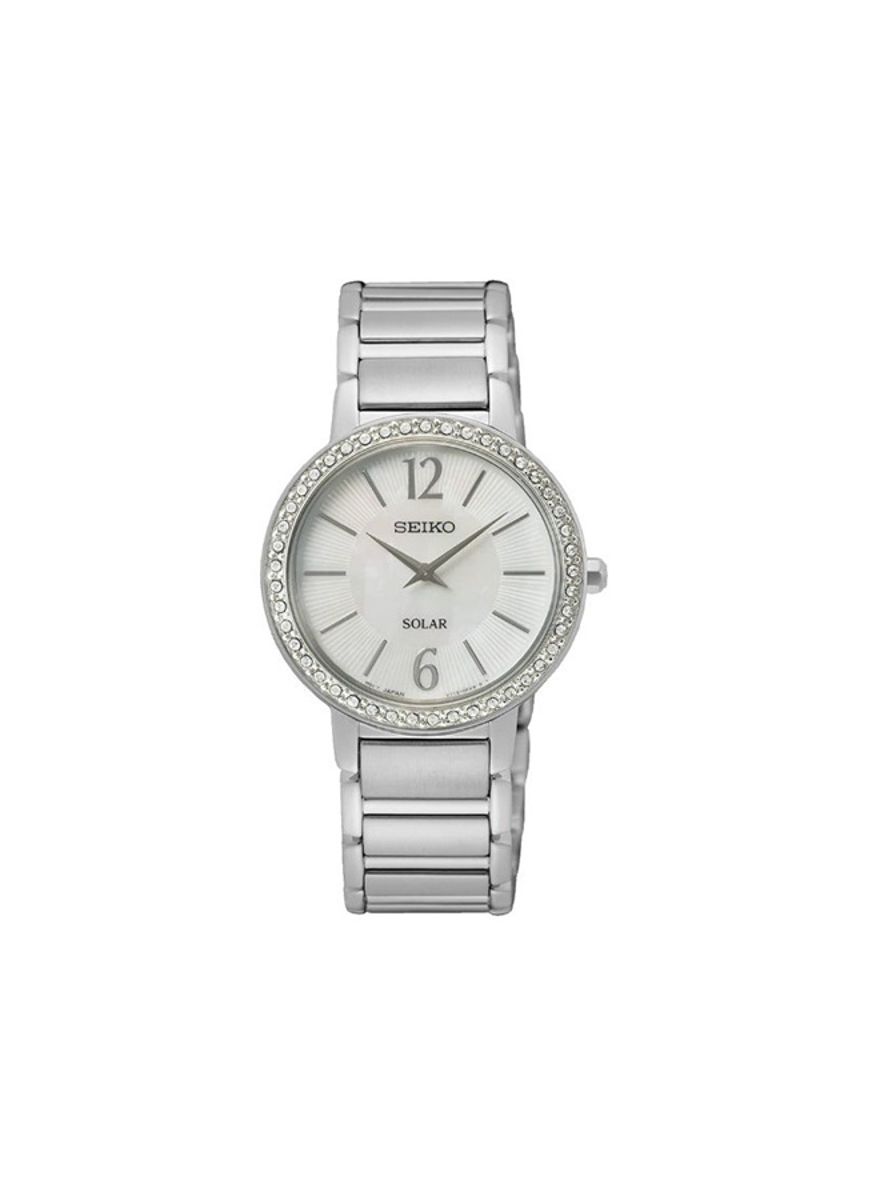 Seiko Solar SUP467P1 Women's Stainless Steel Watch Seiko - Women's Dress Watches
