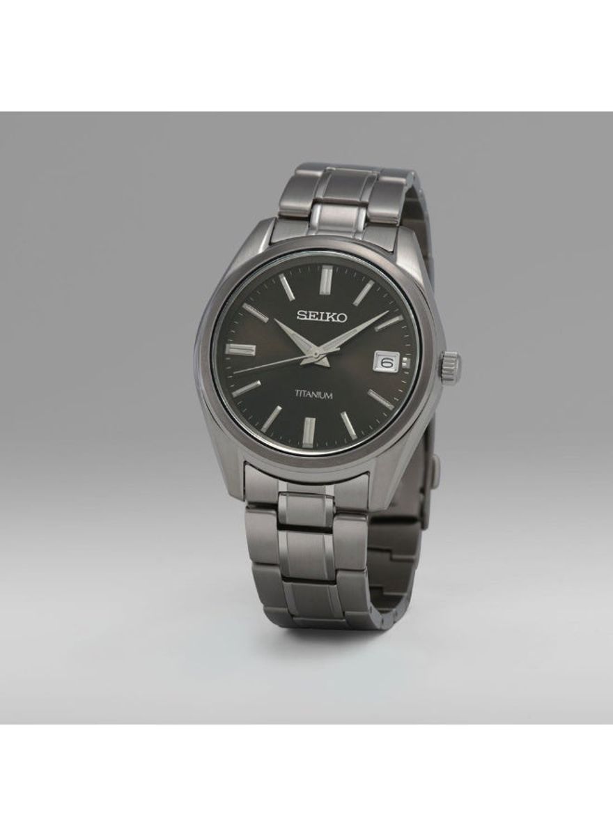 Seiko Titanium Black Sunray Dial Men's Watch SUR375P1 Seiko - Men's Dress Watches 2
