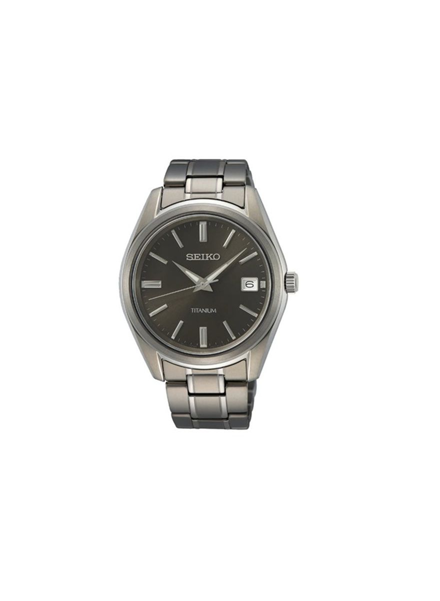 Seiko Titanium Black Sunray Dial Men's Watch SUR375P1 Seiko - Men's Dress Watches