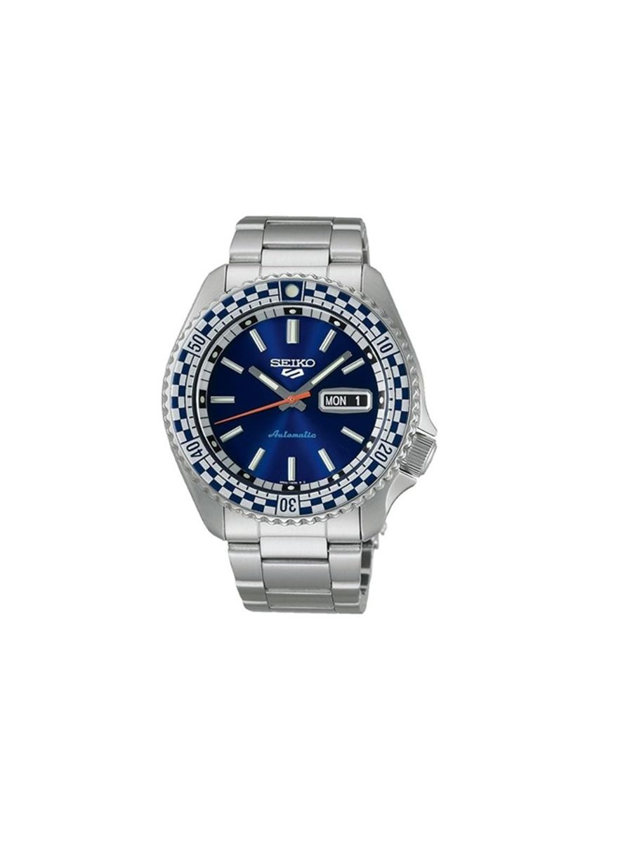 Seiko 5 Sports SRPK65K1 ‘Checker Flag’ Special Edition Watch Seiko - Men's Dress Watches