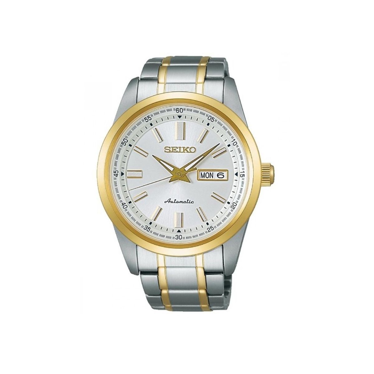 Seiko Men's SARV004 Mechanical Watch with Gold Bezel Seiko - Men's Dress Watches