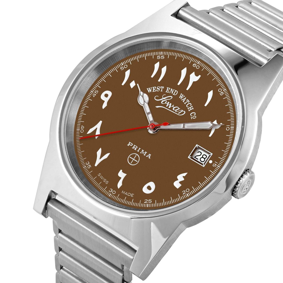Souq Edition Watch with Brown Dial & Luminescent Arabic Numerals 6841.10.3373R West End Watch Co - Men's Dress Watches 2