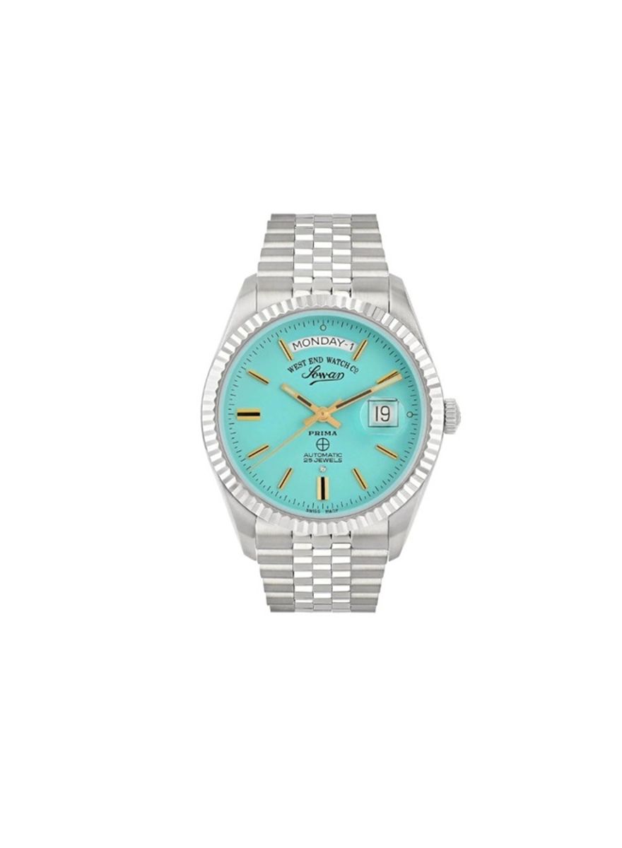 West End Men's Automatic Silver Turquoise Dial Watch 6868.10.3337 West End Watch Co - Men's Dress Watches