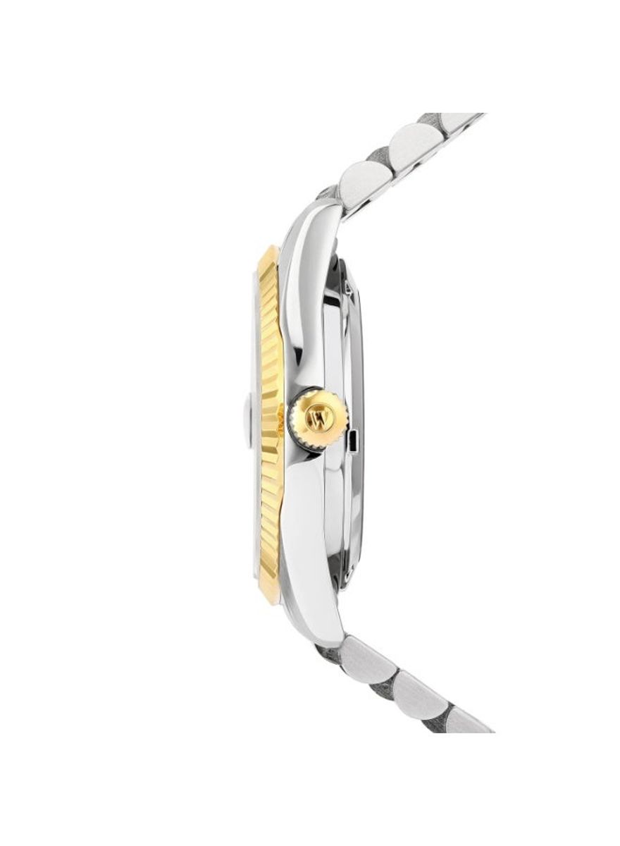 West End Women's Silver Tone Automatic Champagne Dial Watch 6828.20.2795 West End Watch Co - Women's Dress Watches 1